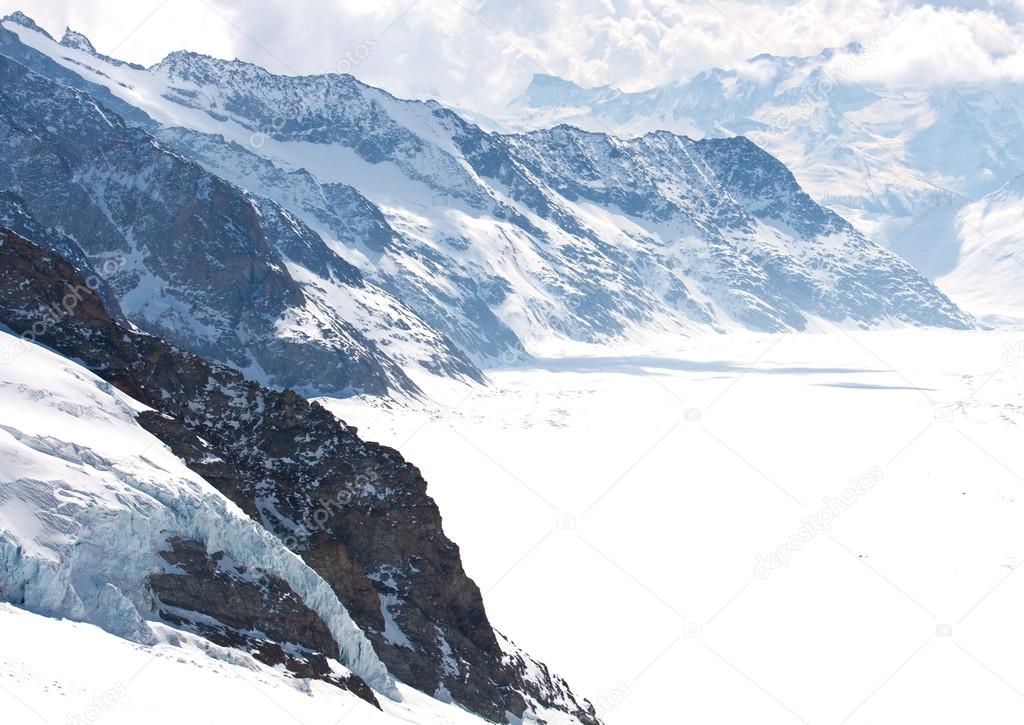 Great Aletsch Glacier Switzerland