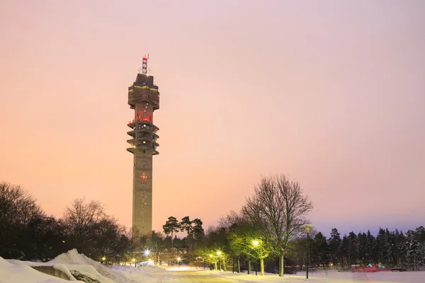 Torre TV Kaknastornet a Stoccolma — Foto Stock