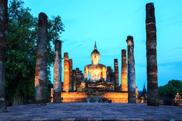 Parque Histórico Sukhothai Tailandia Amanecer —  Fotos de Stock