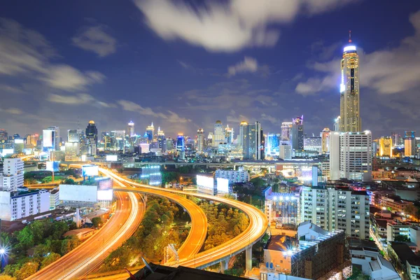 Estrada de Bangkok para o centro da cidade — Fotografia de Stock