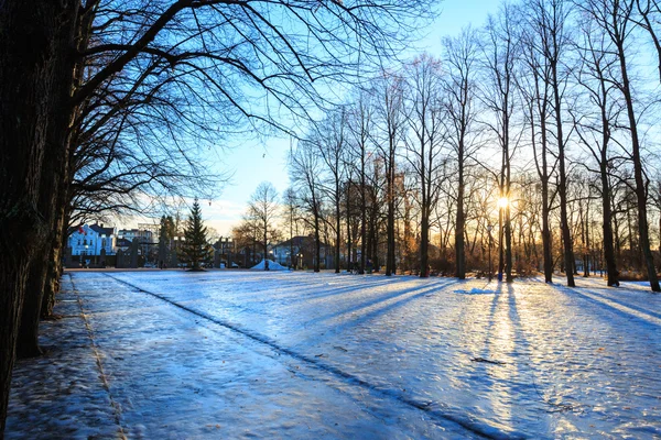 Vigeland park inverno Oslo Norvegia — Foto Stock