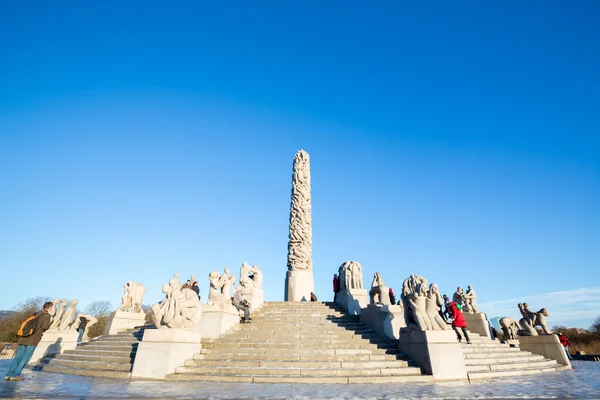 Sculptures at the Vigeland Park — Stock Photo, Image