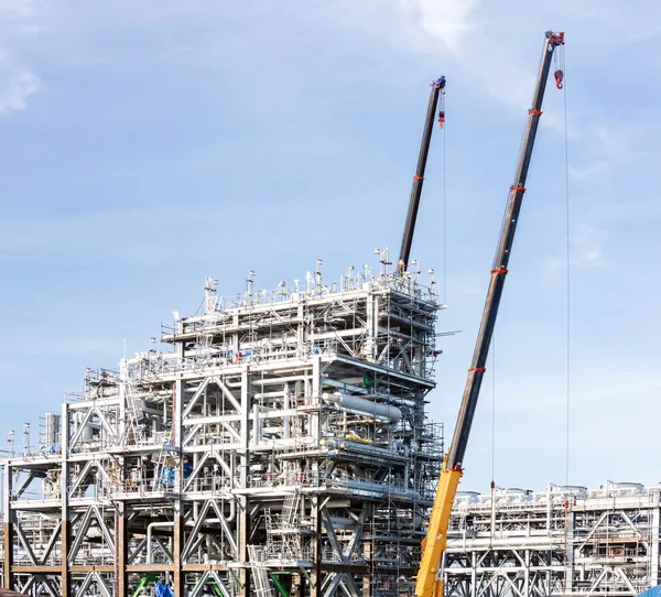 Lng-fabriek installatie — Stockfoto