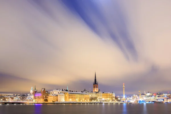 Cityscape gamla stan eski şehir stockholm — Stok fotoğraf