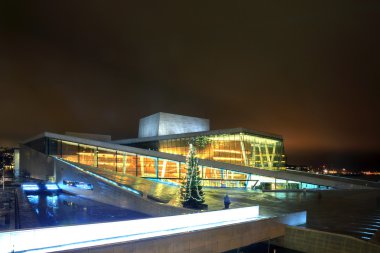 Oslo opera binası Norveç