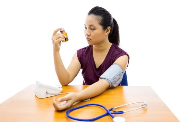 Blood pressure test — Stock Photo, Image