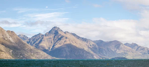 Πανόραμα λίμνη wakatipu του Κουίνσταουν — Φωτογραφία Αρχείου