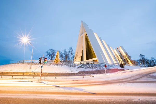 Tromsø Arctische kathedraal Noorwegen — Stockfoto