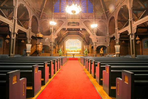 Kiruna katedral iç — Stok fotoğraf