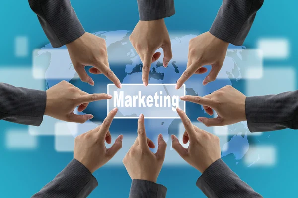 World marketing team — Stock Photo, Image