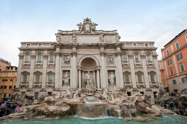 Trevi Çeşmesi Roma — Stok fotoğraf