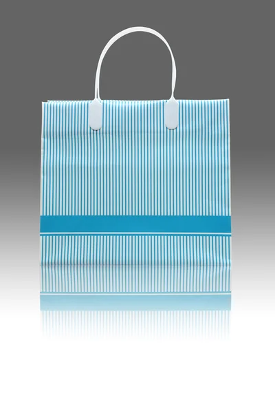 Kék bevásárló táska — Stock Fotó