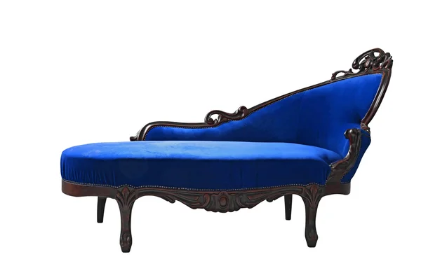 Luxus kék kanapé — Stock Fotó