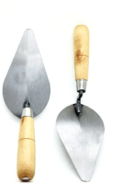 Set bouw luit trowels, verticale — Stockfoto