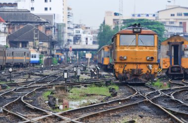 Bangkok tren istasyonu Tayland