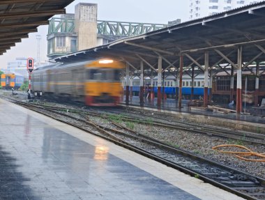 Bangkok tren istasyonu Tayland