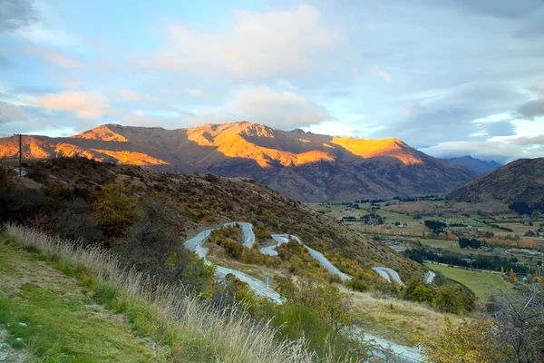 Neuseeland-Autobahn — Stockfoto