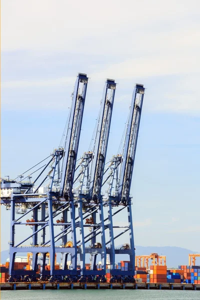 Grande porto industrial — Fotografia de Stock