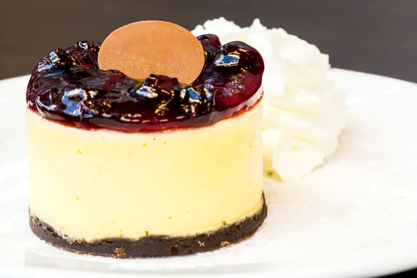 Blueberry cheesecake — Stock Photo, Image