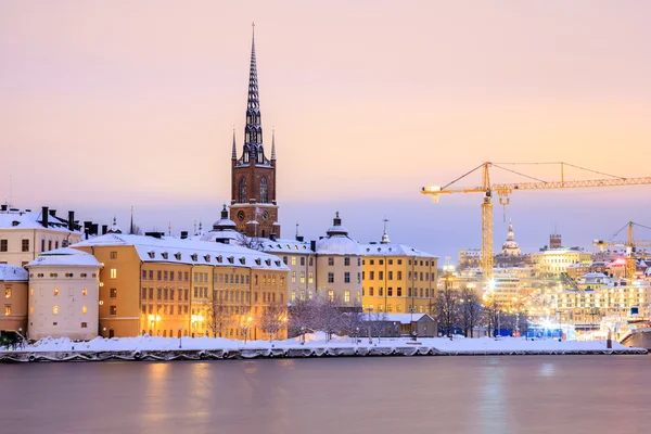 Gamla stan starego miasta Sztokholm — Zdjęcie stockowe