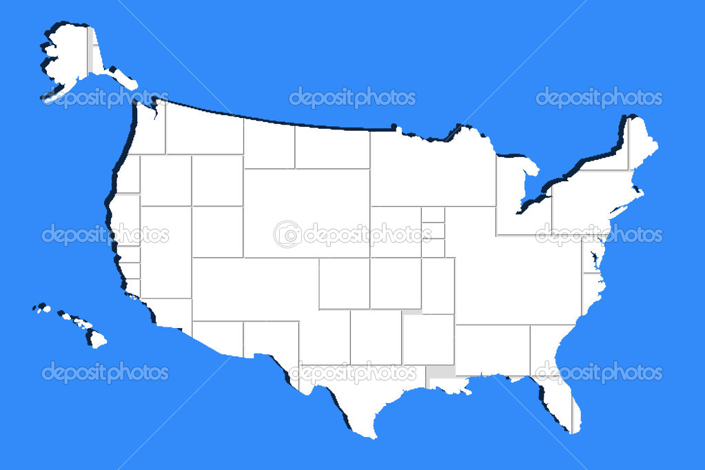 blank ohoto in USA Map