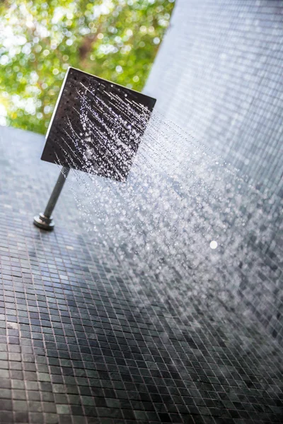 Rain shower outdoor — Stock Photo, Image