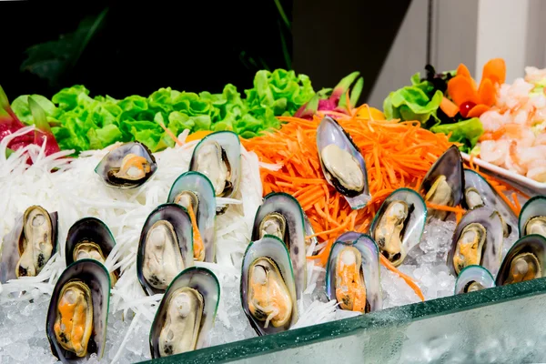 Salada de mexilhão — Fotografia de Stock