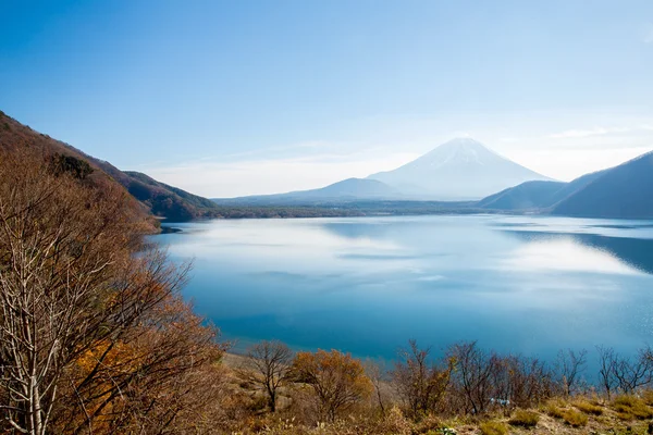 Monte Fuji a Motosu Giappone — Foto Stock