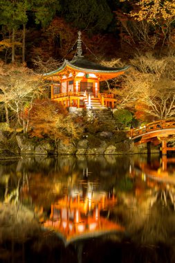 daigoji Tapınağı gece kyoto Japonya
