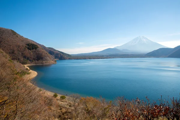 Montagna Fuji Motosu Lago Giappone — Foto Stock