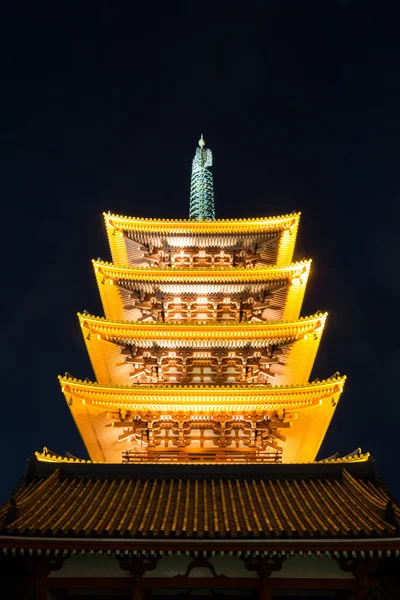 Senjoji templet i tokyo japan — Stockfoto