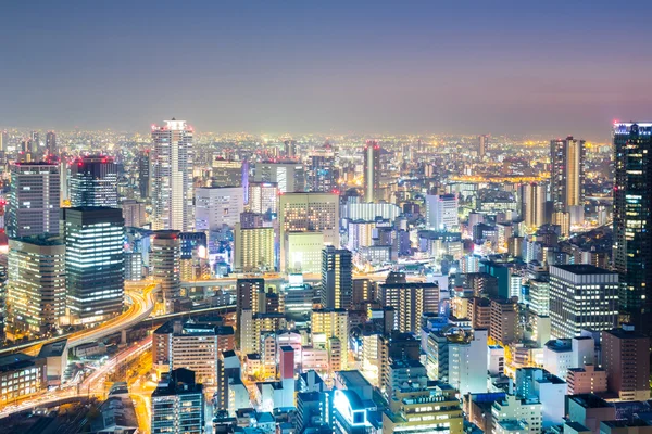 Panorama Osaka — Stock fotografie