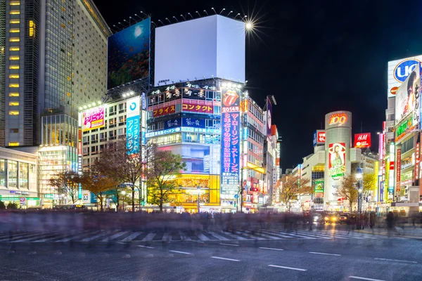 Shibuya Cruzando noche — Foto de Stock