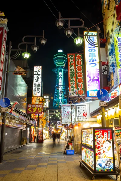 Tsutenkaku-tornet i shinsekai osaka — Stockfoto