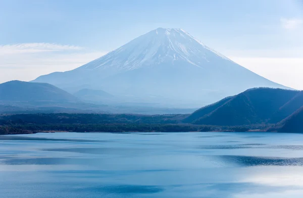 Fujisan com lago Motosu — Fotografia de Stock