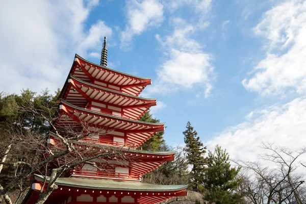 Shureito pagoda na horu Fudži — Stock fotografie