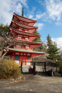 shureito pagoda fuji Dağı Japonya
