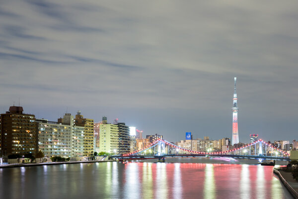 Tokyo skytree Tower at night