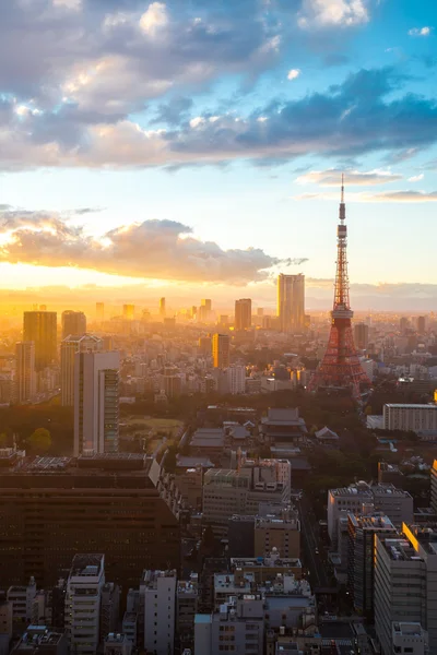 Tokyo tower slunce — Stock fotografie