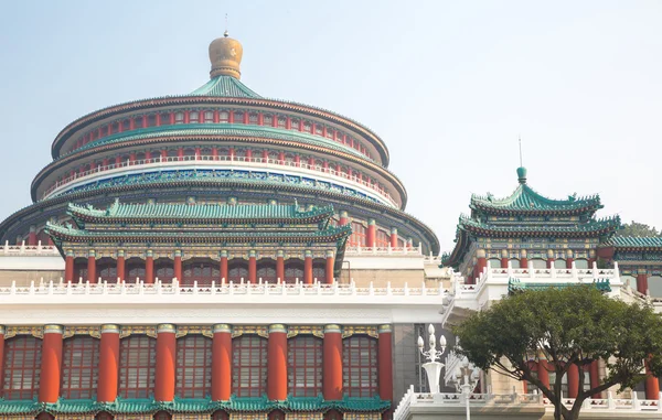 Chongqing stora salen människor — Stockfoto