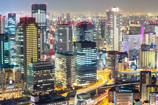 Panorama Osaka — Stock fotografie