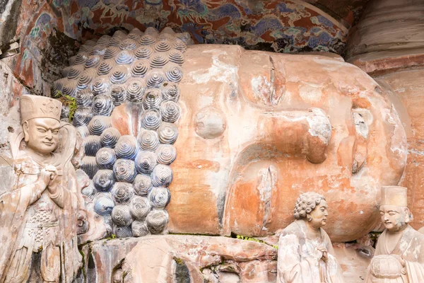 Rock Carving Baodingshan Dazu China — Stock Photo, Image