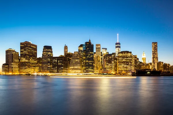 Skyline von New York City Manhattan — Stockfoto