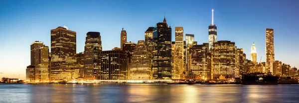 Panorama de Nueva York Manhattan skyline — Foto de Stock