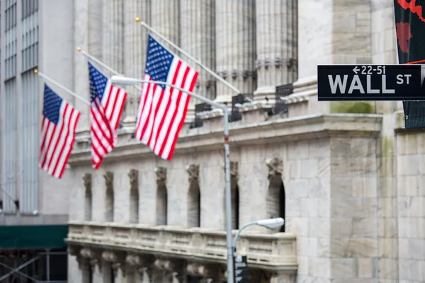 Wall street — Stockfoto