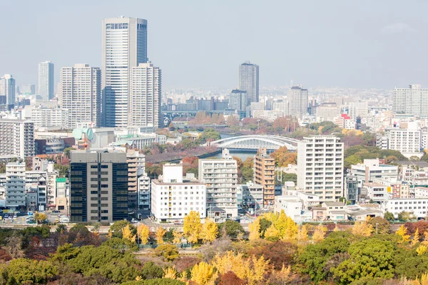 Osaka skyline byggnad — Stockfoto