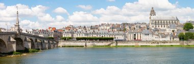 Blois cityscape panorama Fransa