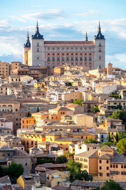 Toledo cityscape İspanya
