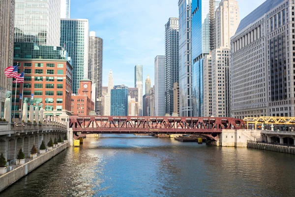 Chicago River — Zdjęcie stockowe