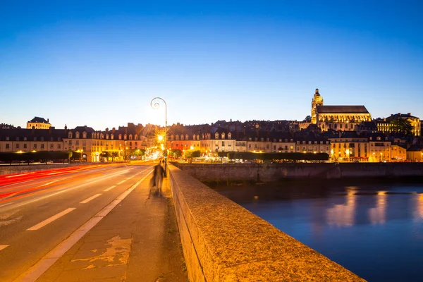 Blois Cathedral at dusk — Stock Photo, Image